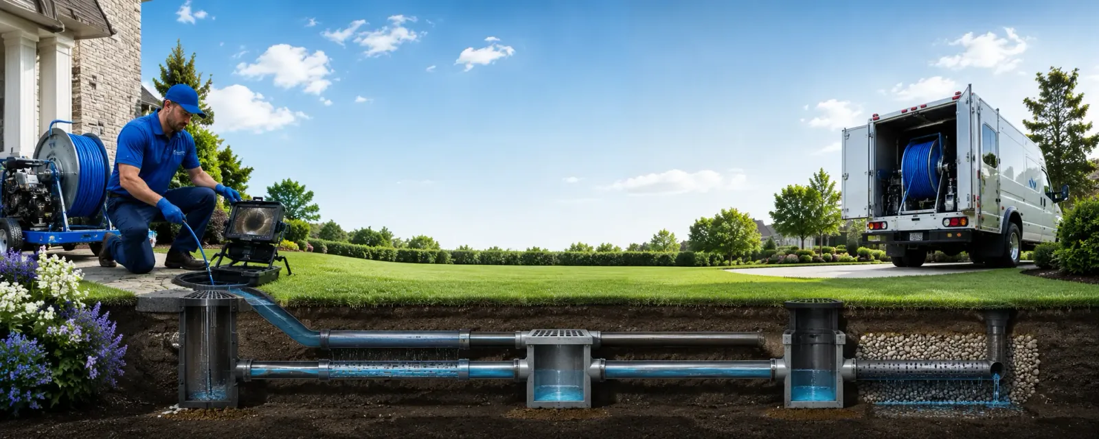 Outdoor drain cleaning information for Fertile, IA